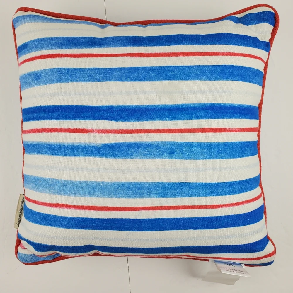 American Dream Home EUC snowman pillow
